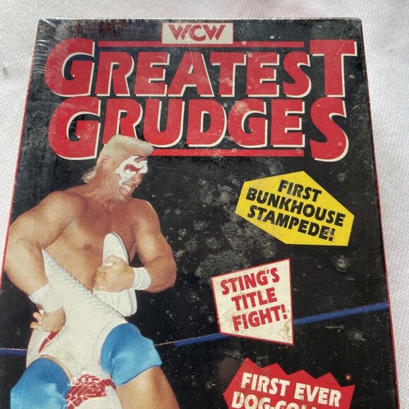WCW "Greatest Grudges" VHS Wrestling Tape Sealed Rare Classic Matches Retro Coll - Picture 8 of 12
